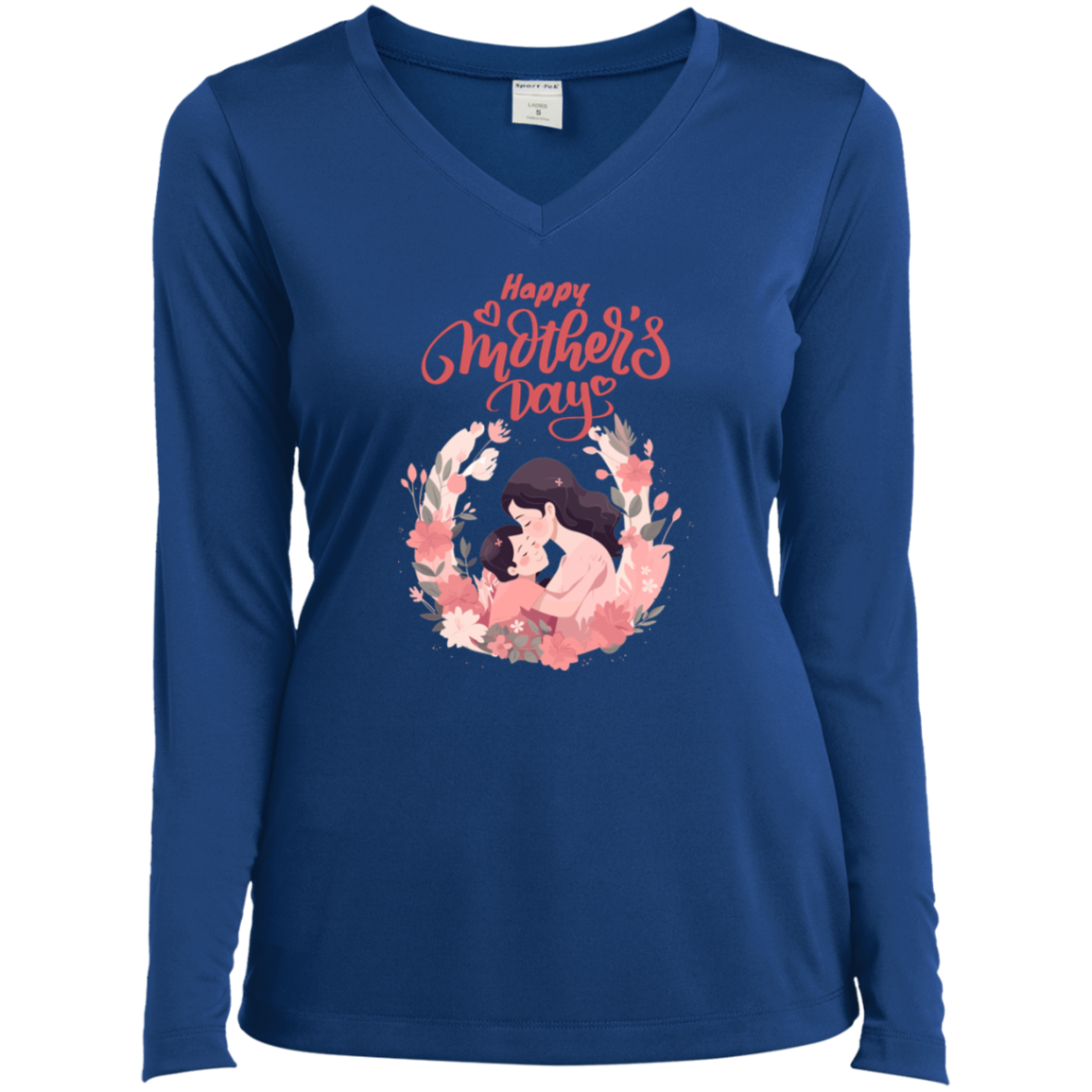 LST353LS Ladies’ Long Sleeve Performance V-Neck Tee