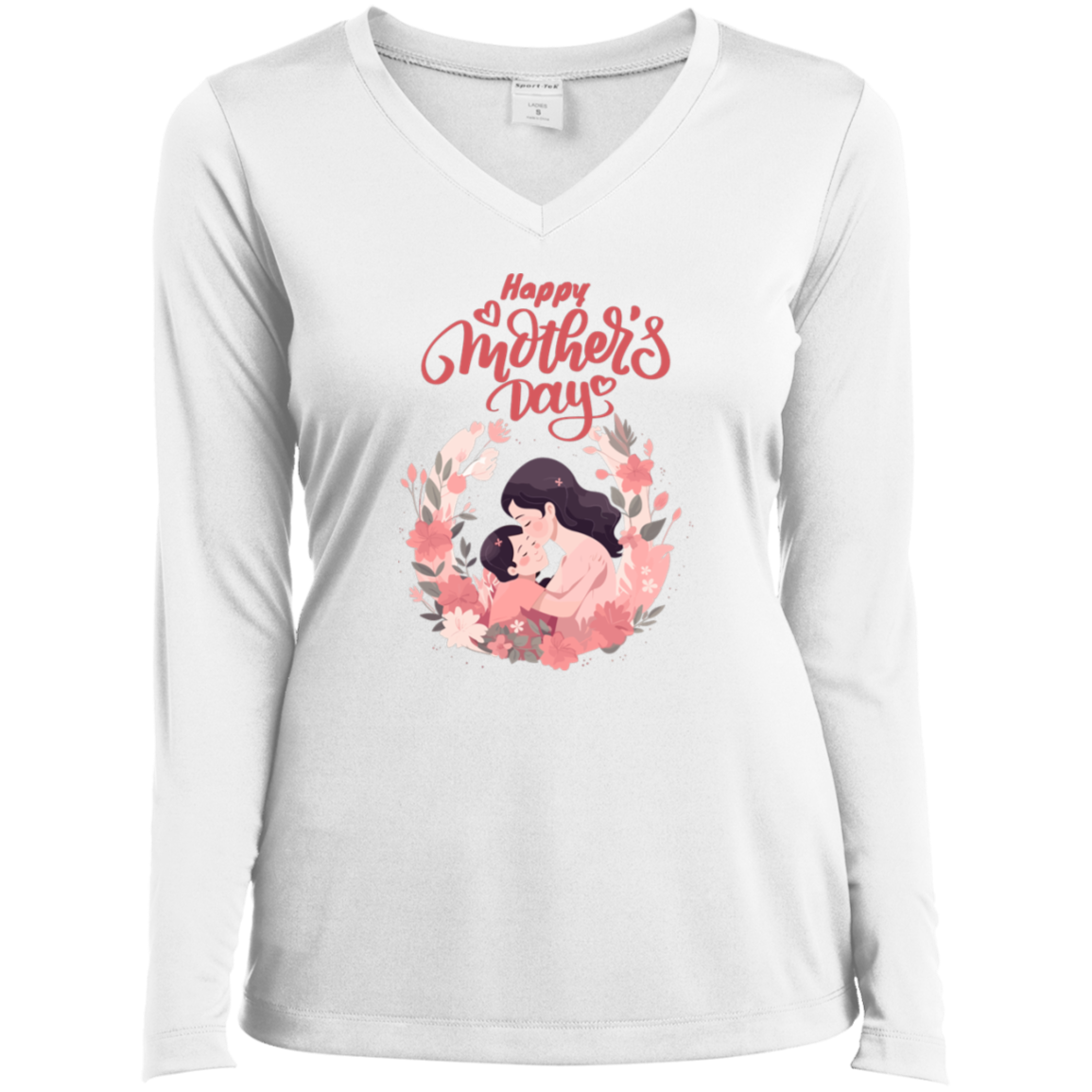 LST353LS Ladies’ Long Sleeve Performance V-Neck Tee