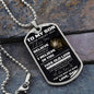 Gift For Son | Dog Tag Necklace