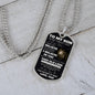 Gift For Son | Dog Tag Necklace