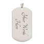 To My Husband - Gift For Husband -  Dog Tag