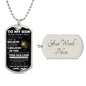 Gift For Son | Dog Tag Necklace