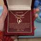 Gift for Daughter | Forever Love Necklace with On Demand Message Card
