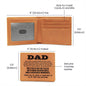 DAD: Graphic Leather Wallet- V3