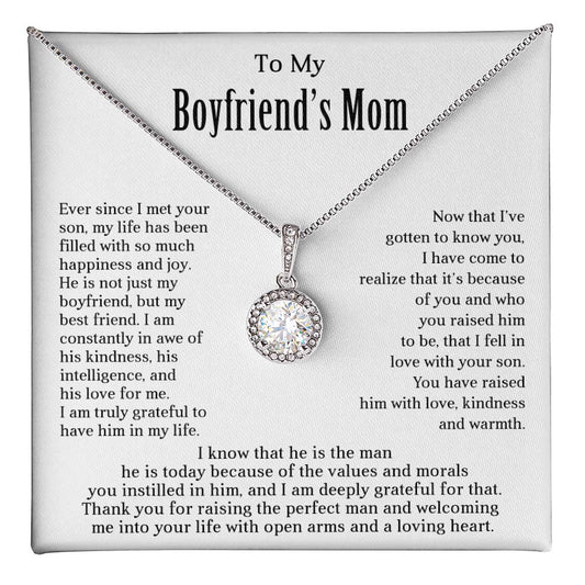 TO MY BOYFRIEND'S MOM - HAPPY MOTHER'S DAY - ETERNAL HOPE NECKLACE