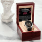 Gift for Husband | Men's Openwork Watch + MC