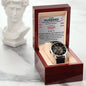 Gift for Husband | Men's Openwork Watch + MC