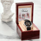 To My Amazing  Husband - Gift For Husband -  Men's Openwork Watch