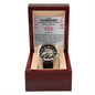 Gift for Husband | Men's Openwork Watch + MC