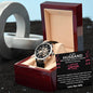 Gift for Husband | Men's Openwork Watch + MC