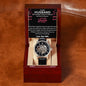 Gift for Husband | Men's Openwork Watch + MC