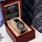 Gift for Husband | Men's Openwork Watch + MC