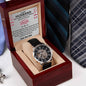 Gift for Husband | Men's Openwork Watch + MC