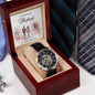 To My Amazing  Husband - Gift For Husband -  Men's Openwork Watch