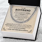 To My Boyfriend - Gift for Boyfriend -  Cuban Link Chain