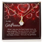 To My Girlfriend - Gift For Girlfriend -  Alluring Beauty Necklace