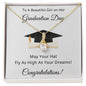 To A Beautiful Girl: Graduation Alluring Beauty Necklace (Yellow & White Gold Variants)
