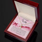 To My Wife - Gift For Wife - Happy Valentine's Day - Alluring Beauty Necklace