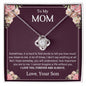 TO MY MOM - MOTHER'S DAY BEST GIFT FOR MOM - LOVE KNOT NECKLACE