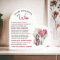 To My  Beautiful Wife - Gift For Wife -  Acrylic Heart Plaque