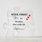 Never Forget | Acrylic Puzzle Plaque