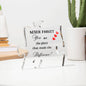 Never Forget | Acrylic Puzzle Plaque