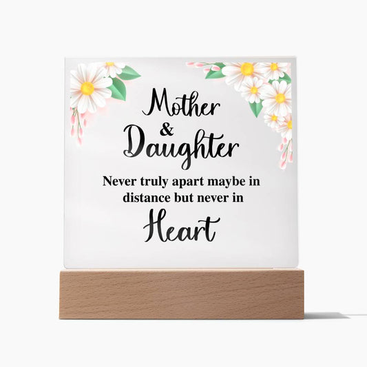 Mother & Daughter | Acrylic Square Plaque