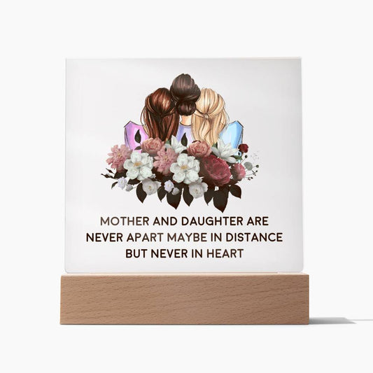 Mother & Daughter | Acrylic Square Plaque