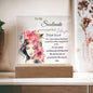 To My Soulmate - Acrylic Square Plaque