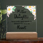 Mother & Daughter | Acrylic Square Plaque