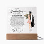Daughter: Graduation - Acrylic Square Plaque