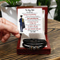 To My Son: Graduation Love You Forever Bracelet