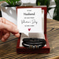 To My Husband - Gift For Husband - Happy Valentine's Day  - Love You Forever Bracelet