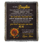To My Daughter - Heirloom Woven Blanket
