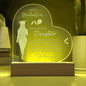 Happy Graduation Engraved Acrylic Heart Plaque