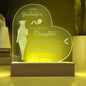 Happy Graduation Engraved Acrylic Heart Plaque