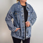 It's fine I'm fine | Oversized Women's DTG Denim Jacket