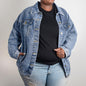 It's fine I'm fine | Oversized Women's DTG Denim Jacket