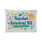 Teacher Survival Kit | Fabric Zippered Pouch Small