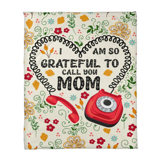 I am so grateful | Coral Fleece Blanket