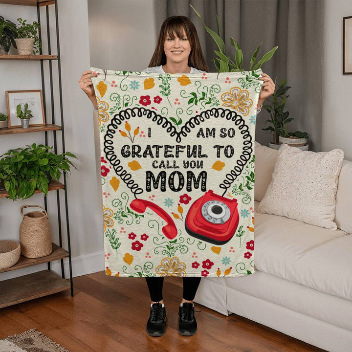 I am so grateful | Coral Fleece Blanket
