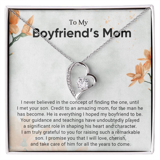 TO MY BOYFRIEND'S MOM - HAPPY MOTHER'S DAY - FOREVER LOVE NECKLACE