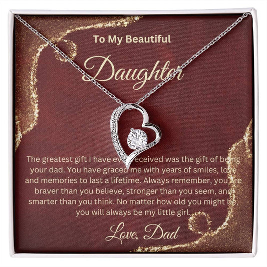 Gift For Daughter | Forever Love Necklace