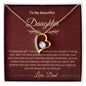Gift for Daughter | Forever Love Necklace with On Demand Message Card